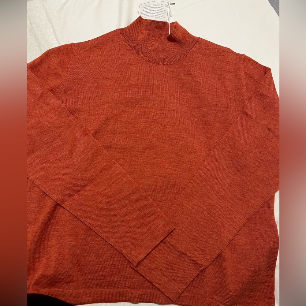 NWT holiday gift %100 merino wool lightweight sweater size  XL